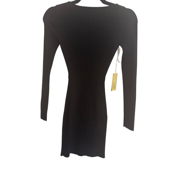 2/$30 NWT Wilfred Free 2XS Black Cut Out Bodycon Ribbed Mini - Picture 9 of 16